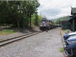 The trio and tank cars